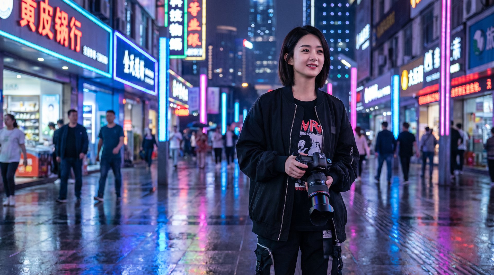 福利姬城市夜景短视频